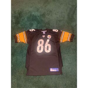 90's Vtg Reebok Pittsburgh Steelers Hines Ward SEWN NFL Football Jersey Sz 48